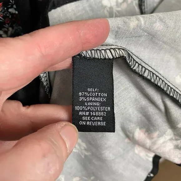 Torrid Black Floral Sleeveless Fit&Flare Party Dress Sz.18W NWT - Picture 12 of 14